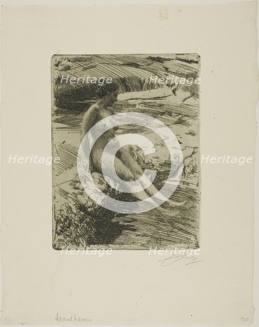 Sandhamn, 1906. Creator: Anders Leonard Zorn.