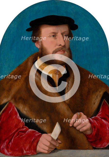 Portrait of Jakob Omphalius (1500-1567), 1538/39. Creator: Bartholomaeus Bruyn the Elder.