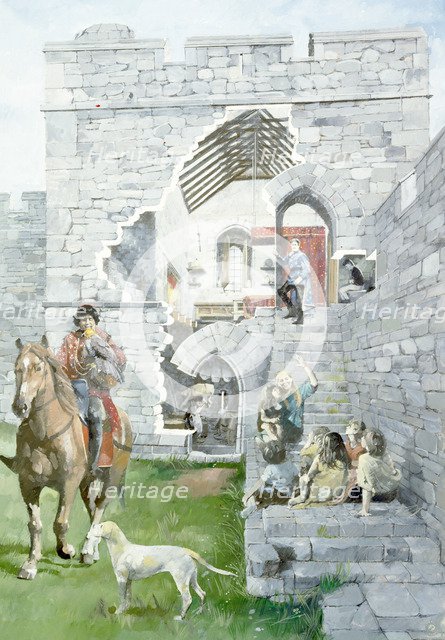 Pickering Castle, c13th century, (c1990-2010). Artist: Ivan Lapper.
