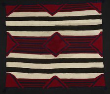 Chief Blanket (Third Phase), Southwest, c. 1860/65. Creator: Unknown.