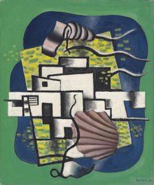 Composition with shell (Composition avec coquille), 1929. Creator: Léger, Fernand (1881-1955).