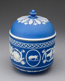 Sugar Bowl, Burslem, 1775/1800. Creator: Wedgwood.