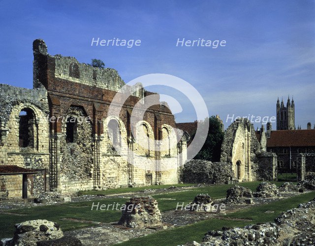 St Augustine's Abbey, Canterbury, Kent, 1991. Artist: Unknown