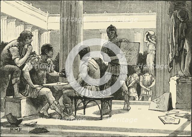 'The Romans at Corinth', 1890.   Creator: Unknown.