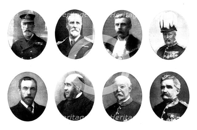 Various portraits, 1898. Creators: Unknown, Russell & Sons, Maull & Fox, Elliott & Fry.