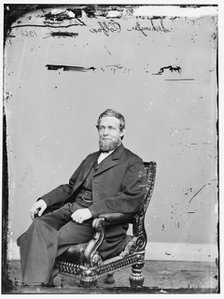Schuyler Colfax of Indiana, between 1865 and 1880. Creator: Unknown.