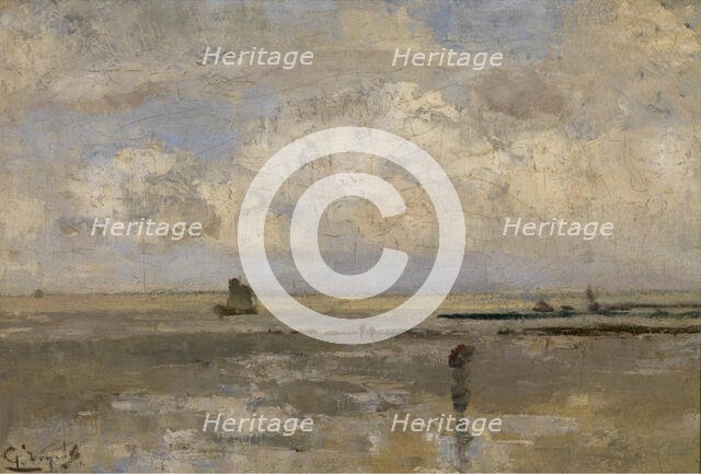 Beach, c1870-1890s. Creator: Guillaume Vogels.