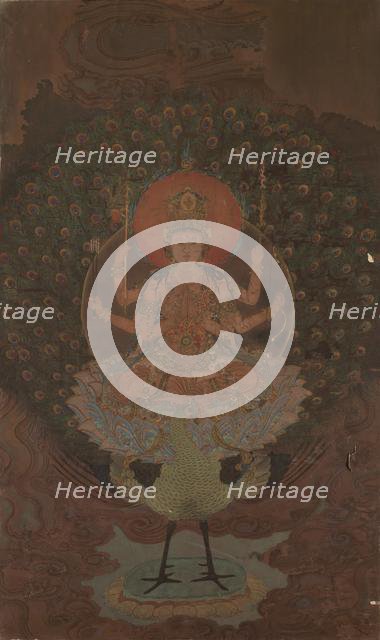 Mahamayuri (Kujaku Myoo), 1868?-1912?. Creator: Unknown.