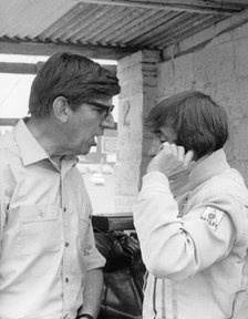 Ken Tyrrell and Jackie Stewart, (c1960s?). Artist: Unknown