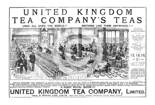 ''United Kingdom Tea Company's Teas; One of the Tasting Room's', 1890. Creator: Unknown.