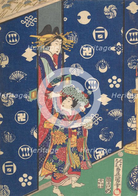 Print, 19th century., 19th century. Creator: Utagawa Kunisada.