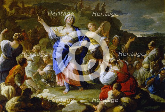 The Song of Miriam the Prophetess, 1687. Artist: Giordano, Luca (1632-1705)