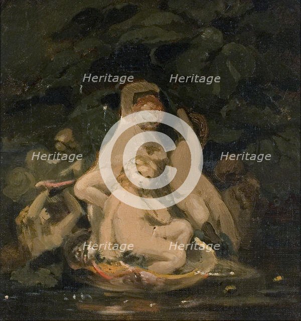 Nymphs, 1835-1853. Creator: Nils Jakob Blommer.