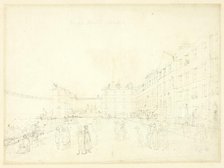 Study for King's Bench Prison, from Microcosm of London, c. 1808. Creator: Augustus Charles Pugin.
