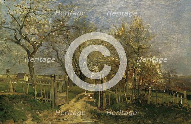 Spring in Hacking, 1883. Creator: Emil Jakob Schindler.