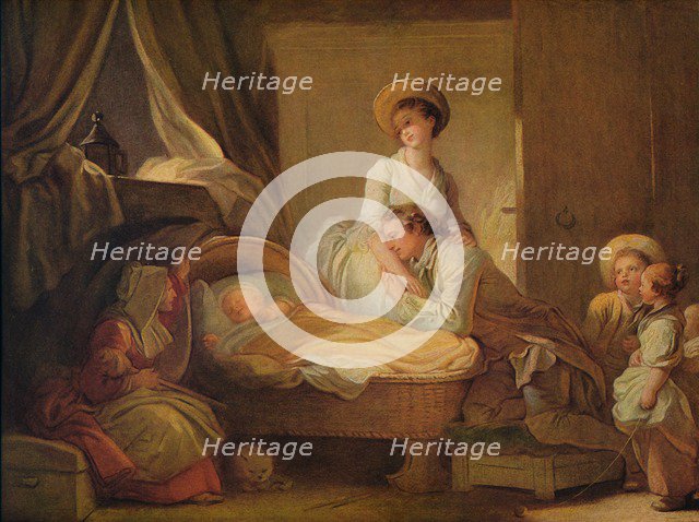'The Visit to the Nursery', c1775. Artist: Jean-Honore Fragonard.