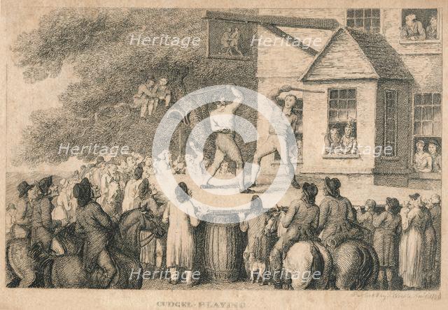 'Cudgel Playing', 1799. Creator: Unknown.