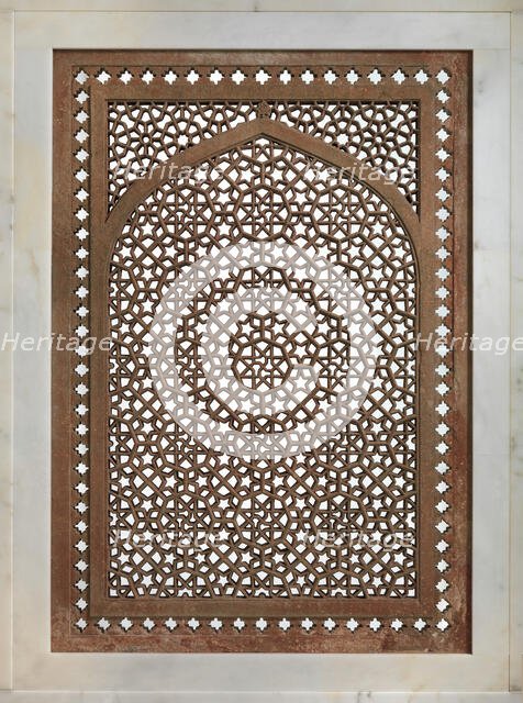 Pierced Window Screen, India, second half 16th century. Creator: Unknown.