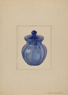 Rose Petal Jar, c. 1937. Creator: Erwin Schwabe.