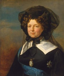 Empress Maria Feodorovna of Russia, 1820s.  Artist: George Dawe