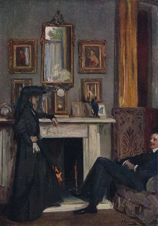 The Grey Drawing Room, Tangiers, 1911, (1914). Artist: Sir John Lavery