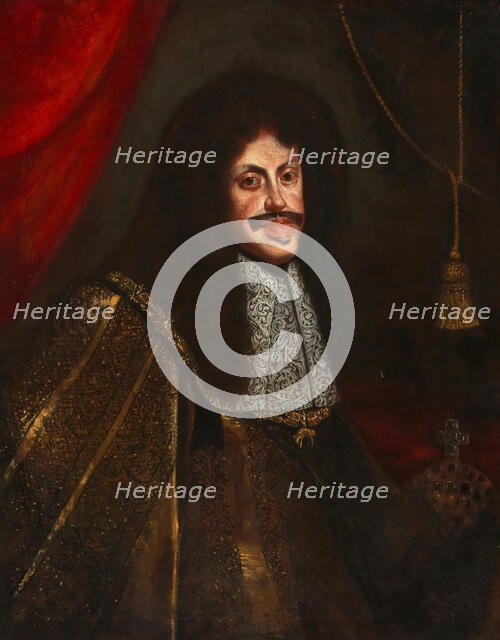 Portrait of Emperor Leopold I (1640-1705), Second Half of the 17th cen. Creator: Anonymous.