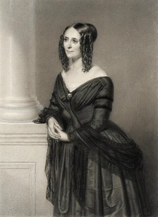 Portrait of a Woman, 1846. Creator: Paul Burde.