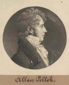 Alan Pollok, 1808. Creator: Charles Balthazar Julien Févret de Saint-Mémin.