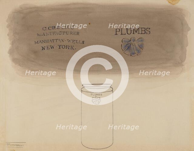 Preserve Jar, c. 1940. Creator: Frank Fumagalli.