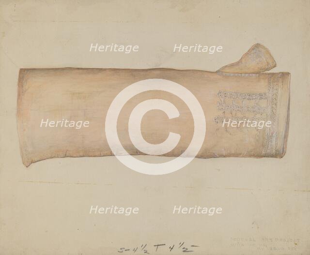 Mitt, c. 1937. Creator: Edna C. Rex.