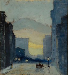 East Side, New York, c. 1908. Creator: Louis Michel Eilshemius.