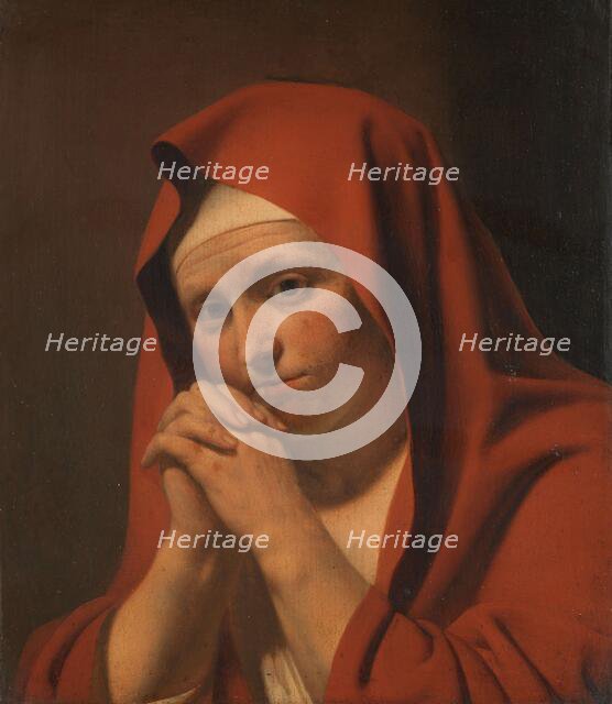 Woman Praying, 1640-1671. Creator: Caesar Boëtius van Everdingen.