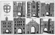 Arms and gates of the City of London, c1650 (19th century(?). Artist: Unknown