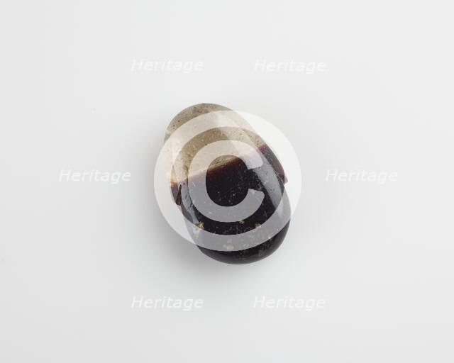 Button bead pendant (one-half of), Ptolemaic Dynasty, 4th century BCE. Creator: Unknown.