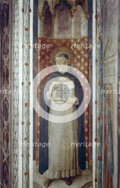 'St Thomas Aquinas', mid 15th century. Artist: Fra Angelico
