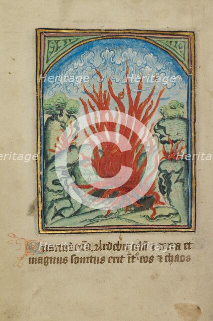 The Fourteenth Sign before the Day of Judgment; Illustrated Vita Christi..., about 1480-1490. Creator: Unknown.
