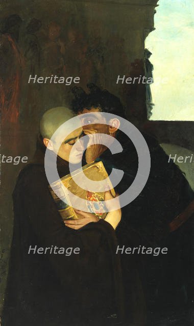 Il ragno nel chiostro, 1881. Creator: Reina, Calcedonio (1842-1911).