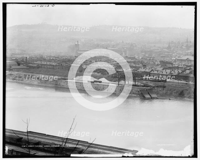 Edgar Thomson Works, Carnegie Steel Co., Braddock, Pa., between 1900 and 1915. Creator: Unknown.