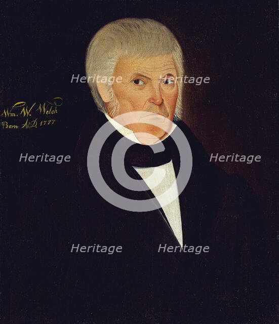 Portrait of Mr. William W. Welch, c. 1837. Creator: Sheldon Peck.