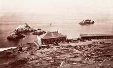 Sea Lion Rock, the Cliff House, San Francisco, c.1868. Creator: Carleton Emmons Watkins.