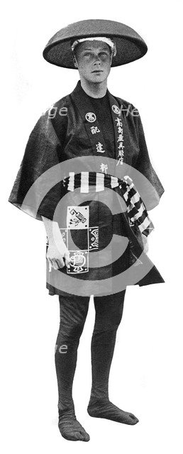 The Prince of Wales in Japanese costume, Japan, 1922. Artist: Unknown