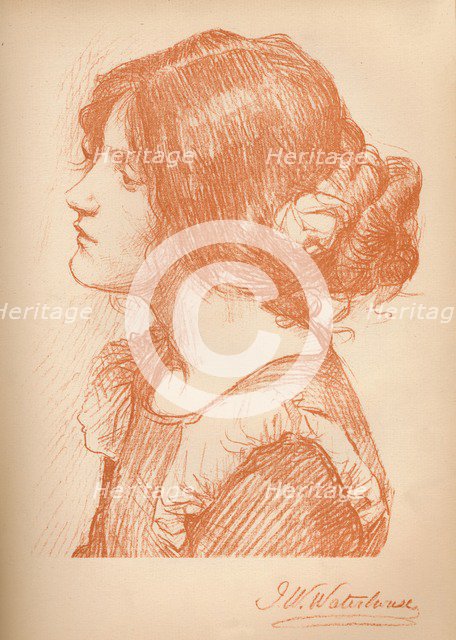 'Sketch Of A Woman' c1885, (1896). Artist: James Abbott McNeill Whistler.