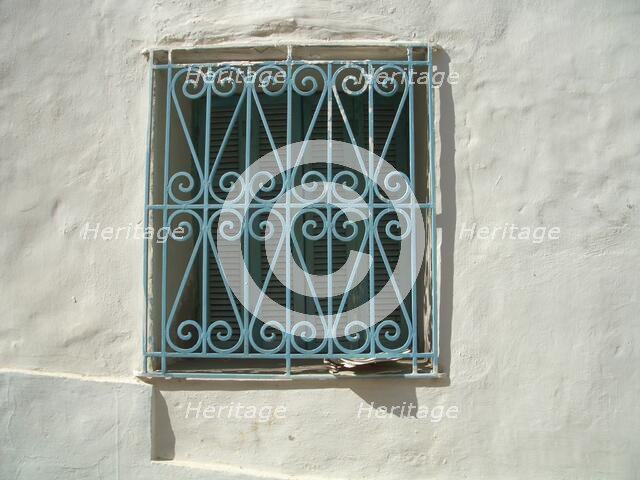 Window grille, Sousse, Tunisia, 2009. Creator: Amanda Waite.