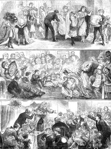 Domestic Theatricals - 1. The Dressing-Room; 2. The Stage; 3. The Last Act, 1881. Creator: Unknown.