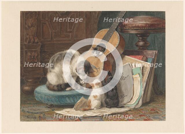 The Musicians, c.1876-c.1877. Creator: Henriette Ronner.