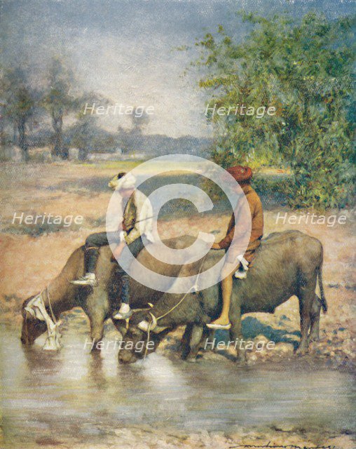 'Leisure Hours', 1905. Artist: Mortimer Luddington Menpes.