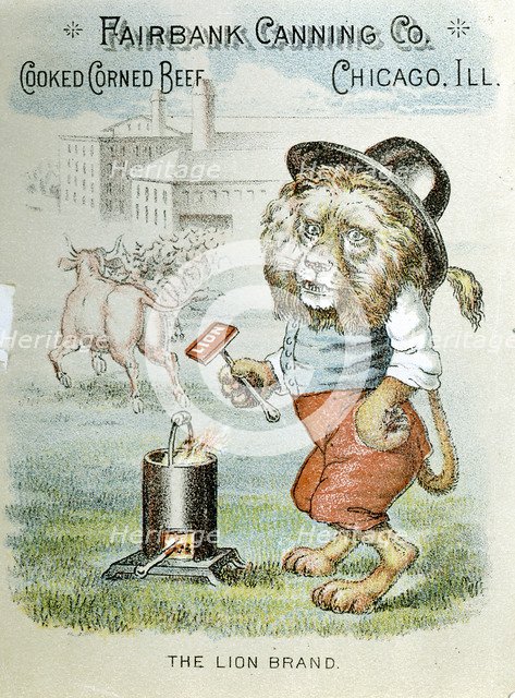 Trade card for the Fairbank Canning Company, Chicago, Illinois, c1890. Artist: Unknown