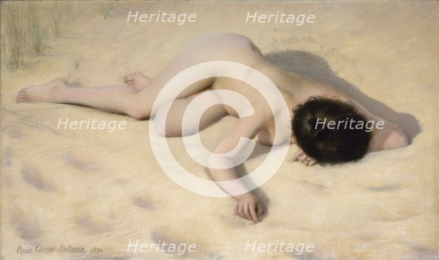 On the sand dune, 1896.