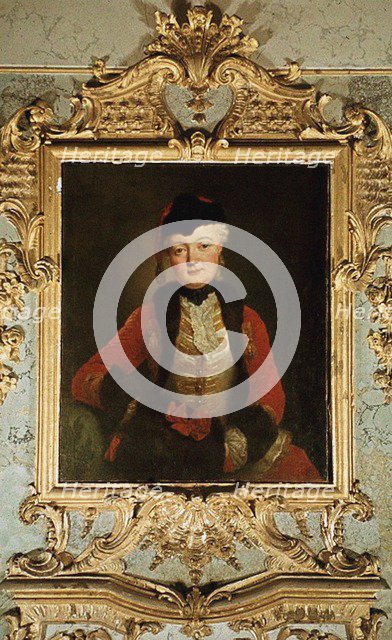 Portrait of Wilhelmine Dorothee von der Marwitz (1718-1787), c.1739. Artist: Pesne, Antoine (1683-1757)