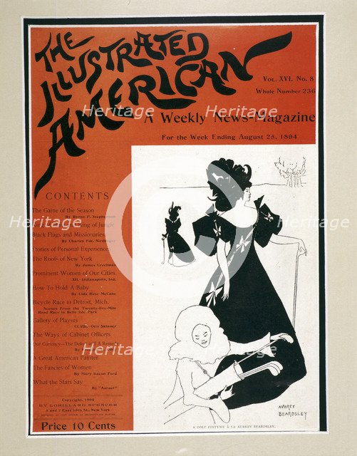 Cover of The Illustrated American, 1894. Artist: Aubrey Beardsley